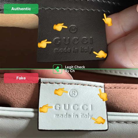 gucci pouch bag fake|How to Spot a Fake Gucci Bag .